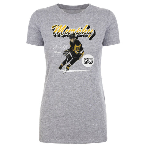 Larry Murphy Pittsburgh Retro Script  Women's T-Shirt Women's T-Shirt 500 LEVEL   