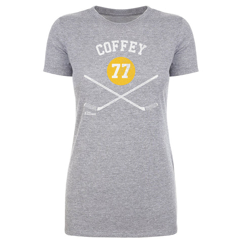 Paul Coffey Pittsburgh 77 Sticks  Women's T-Shirt Women's T-Shirt 500 LEVEL   