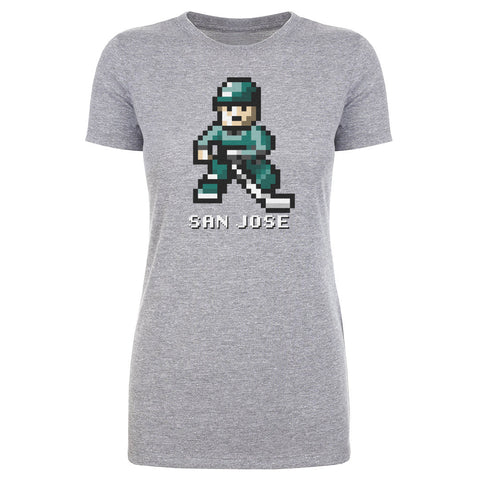 San Jose Hockey 8-bit WHT