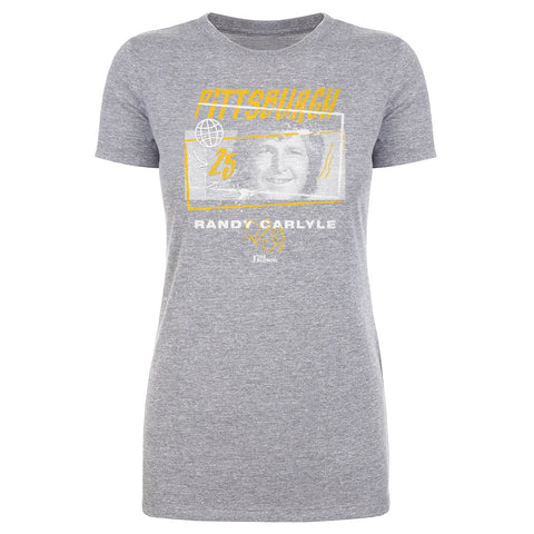 Randy Carlyle Pittsburgh Tones  Women's T-Shirt Women's T-Shirt 500 LEVEL   