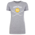 Sergei Gonchar Pittsburgh 55 Sticks  Women's T-Shirt Women's T-Shirt 500 LEVEL   