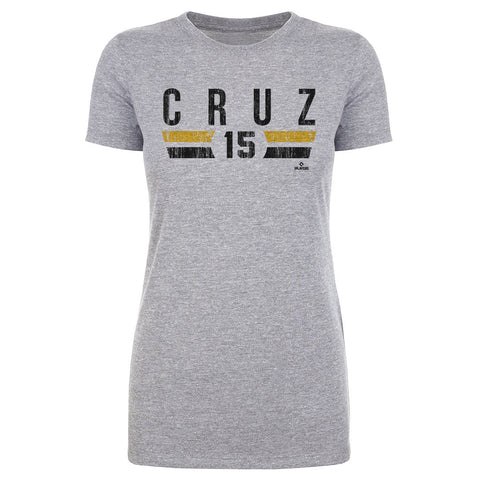 Pittsburgh Pirates Oneil Cruz Women's T-Shirt Women's T-Shirt 500 LEVEL Heather Gray S Women's T-Shirt