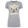 Pittsburgh Penguins Sidney Crosby Women's T-Shirt Women's T-Shirt 500 LEVEL Heather Gray S Women's T-Shirt