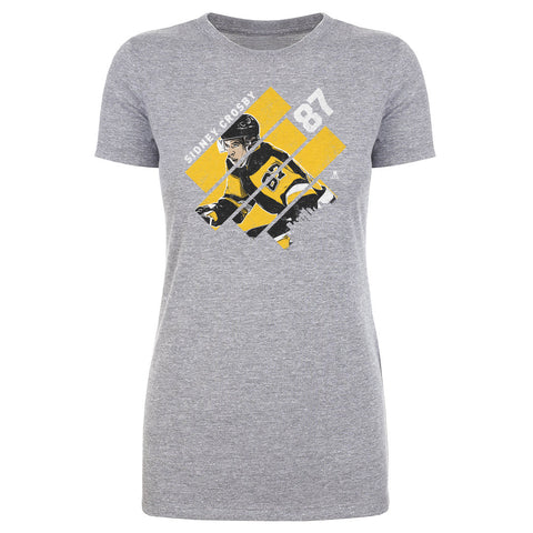 Pittsburgh Penguins Sidney Crosby Women's T-Shirt Women's T-Shirt 500 LEVEL Heather Gray S Women's T-Shirt