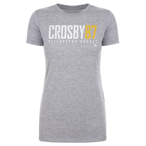 Pittsburgh Penguins Sidney Crosby Women's T-Shirt Women's T-Shirt 500 LEVEL Heather Gray S Women's T-Shirt