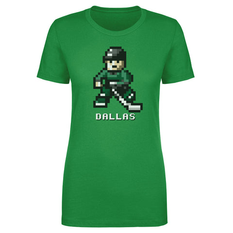 Dallas Hockey 8-bit WHT