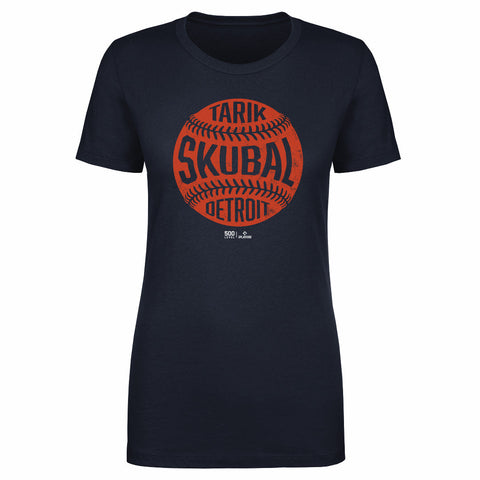 Tarik Skubal Detroit Vintage Baseball WHT