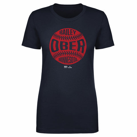 Bailey Ober Minnesota Vintage Baseball WHT