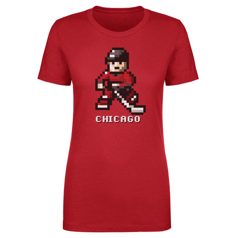 Chicago Hockey 8-bit WHT