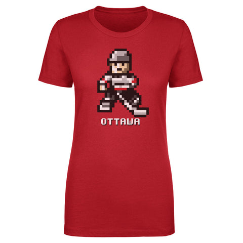 Ottawa Hockey 8-bit WHT