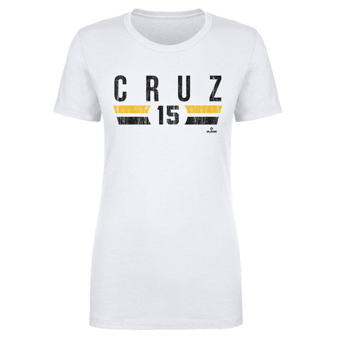 Pittsburgh Pirates Oneil Cruz Women's T-Shirt Women's T-Shirt 500 LEVEL White S Women's T-Shirt