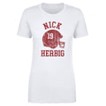 Nick Herbig College Helmet Font Women's T-Shirt Women's T-Shirt 500 LEVEL   