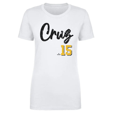 Pittsburgh Pirates Oneil Cruz Women's T-Shirt Women's T-Shirt 500 LEVEL White S Women's T-Shirt