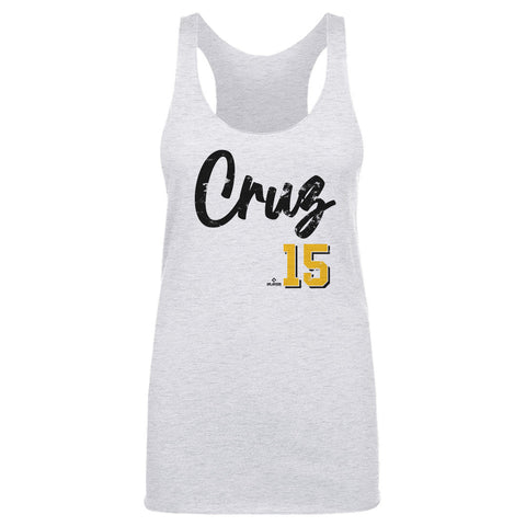 Pittsburgh Pirates Oneil Cruz Women's Tank Top Women's Tank Top 500 LEVEL Tri Ash S Women's Tank Top