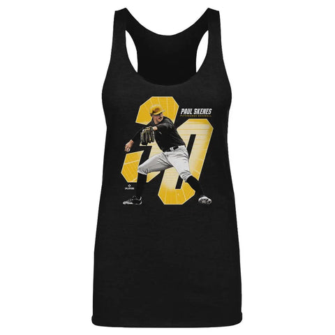 Pittsburgh Pirates Paul Skenes Women's Tank Top Women's Tank Top 500 LEVEL Tri Black S Women's Tank Top