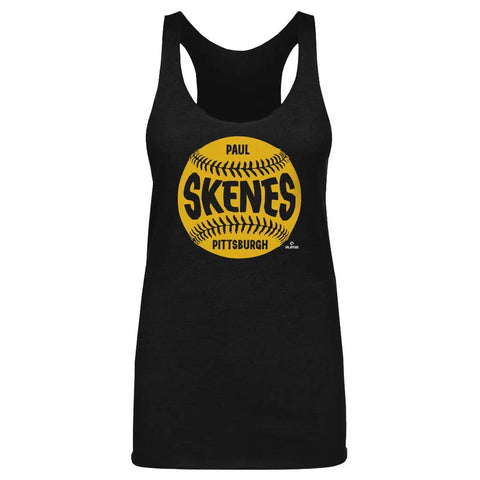 Pittsburgh Pirates Paul Skenes Women's Tank Top Women's Tank Top 500 LEVEL Tri Black S Women's Tank Top