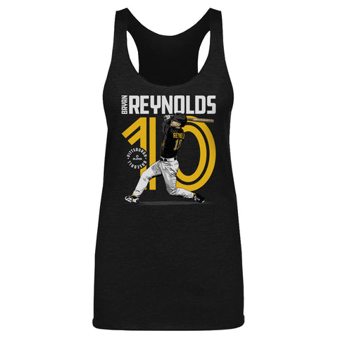 Pittsburgh Pirates Bryan Reynolds Women's Tank Top Women's Tank Top 500 LEVEL Tri Black S Women's Tank Top