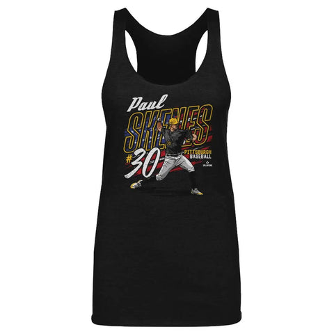 Pittsburgh Pirates Paul Skenes Pittsburgh American Flag Women's Tank Top Women's Tank Top 500 LEVEL   