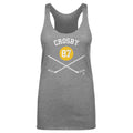 Pittsburgh Penguins Sidney Crosby Women's Tank Top Women's Tank Top 500 LEVEL Tri Gray S Women's Tank Top