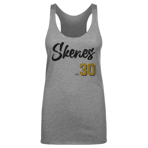 Pittsburgh Pirates Paul Skenes Women's Tank Top Women's Tank Top 500 LEVEL Tri Gray S Women's Tank Top