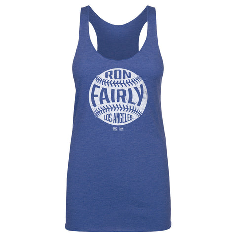 Ron Fairly Los Angeles D Vintage Baseball WHT