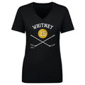 Ryan Whitney Pittsburgh 19 Sticks  Women's V-Neck T-Shirt Women's V-Neck T-Shirt 500 LEVEL   