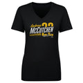 Pittsburgh Pirates Andrew McCutchen Women's V-Neck T-Shirt Women's V-Neck T-Shirt 500 LEVEL Black S Women's V-Neck T-Shirt