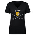 Dan Quinn Pittsburgh 10 Sticks  Women's V-Neck T-Shirt Women's V-Neck T-Shirt 500 LEVEL   