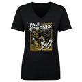 Paul Gardner Pittsburgh Power  Women's V-Neck T-Shirt Women's V-Neck T-Shirt 500 LEVEL   