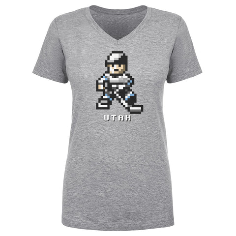 Utah Hockey 8 bit WHT