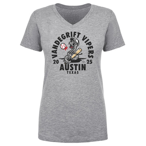 Crown Trio Vandegrift High School Baseball Mascot Snake WHT