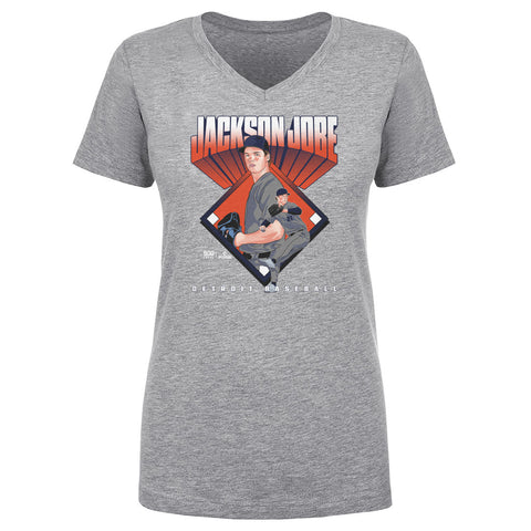 Jackson Jobe Detroit Baseball Diamond WHT