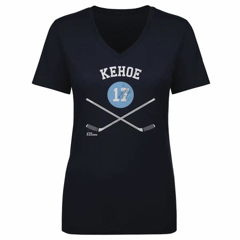 Rick Kehoe Pittsburgh 17 Sticks  Women's V-Neck T-Shirt Women's V-Neck T-Shirt 500 LEVEL   