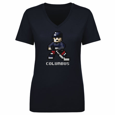Columbus Hockey 8-bit WHT