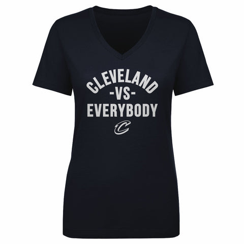 Cleveland Cavaliers T-Shirt – Lightweight Cotton Vs Everybody Tee | V-Neck Casual Top