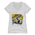 Pittsburgh Pirates Bill Mazeroski Women's V-Neck T-Shirt Women's V-Neck T-Shirt 500 LEVEL Tri Ash S Women's V-Neck T-Shirt