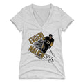 Pittsburgh Penguins Evgeni Malkin Women's V-Neck T-Shirt Women's V-Neck T-Shirt 500 LEVEL Tri Ash S Women's V-Neck T-Shirt