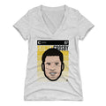 Pittsburgh Penguins Sidney Crosby Women's V-Neck T-Shirt Women's V-Neck T-Shirt 500 LEVEL Tri Ash S Women's V-Neck T-Shirt