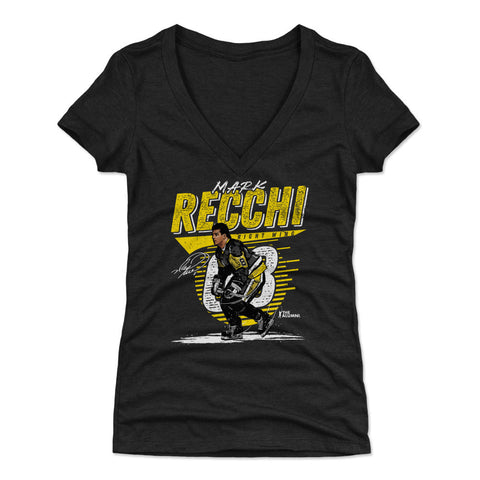 Mark Recchi Pittsburgh Comet  Women's V-Neck T-Shirt Women's V-Neck T-Shirt 500 LEVEL   