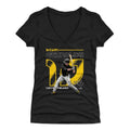 Pittsburgh Pirates Bryan Reynolds Women's V-Neck T-Shirt Women's V-Neck T-Shirt 500 LEVEL Tri Black S Women's V-Neck T-Shirt