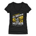 Pittsburgh Pirates Ke'Bryan Hayes Women's V-Neck T-Shirt Women's V-Neck T-Shirt 500 LEVEL Tri Black S Women's V-Neck T-Shirt