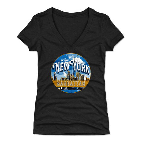 Manhattan New York Pin WHT