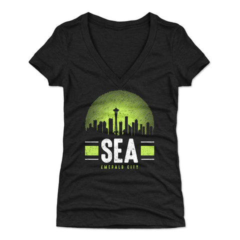 Seattle Washington Rise Skyline WHT