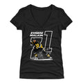 Pittsburgh Penguins Evgeni Malkin Women's V-Neck T-Shirt Women's V-Neck T-Shirt 500 LEVEL Tri Black S Women's V-Neck T-Shirt