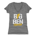 Pittsburgh Big Ben Forever  Women's V-Neck T-Shirt Women's V-Neck T-Shirt 500 LEVEL   