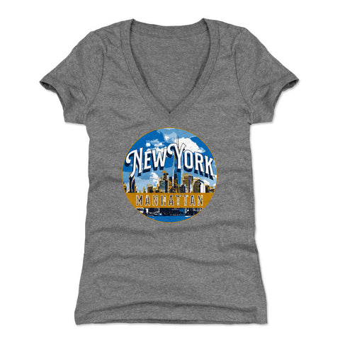 Manhattan New York Pin WHT