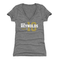 Pittsburgh Pirates Bryan Reynolds Women's V-Neck T-Shirt T-Shirt 500 LEVEL Tri Gray S Women's V-Neck T-Shirt