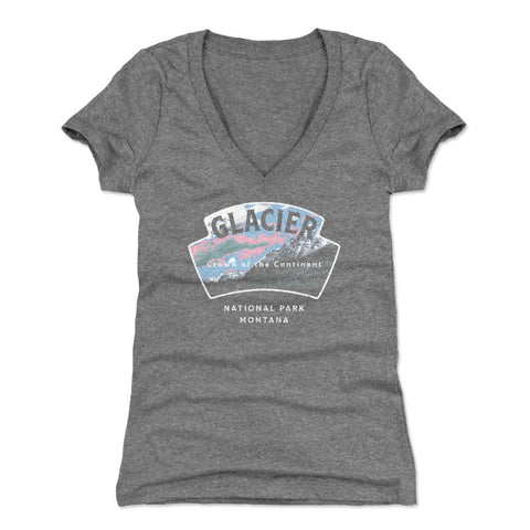 Glacier National Park Montana Shield WHT