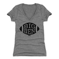 Ben Roethlisberger Football Big Ben K Women's V-Neck T-Shirt Women's V-Neck T-Shirt 500 LEVEL   