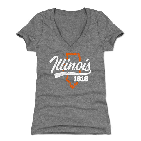 Illinois State Map Script WHT